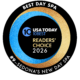 Best Day Spa award from USA TODAY 20206 TOP 10 in the USA